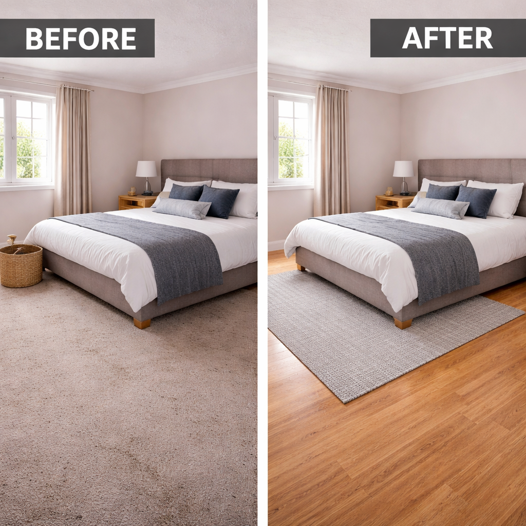 Bedroom Carpet Clean
